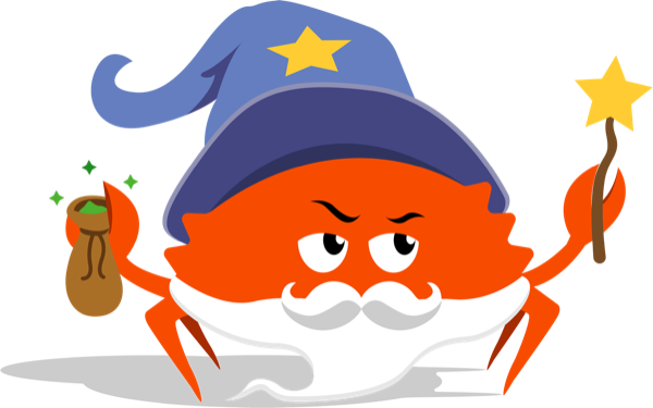 Ferris the Crab as a Wizard