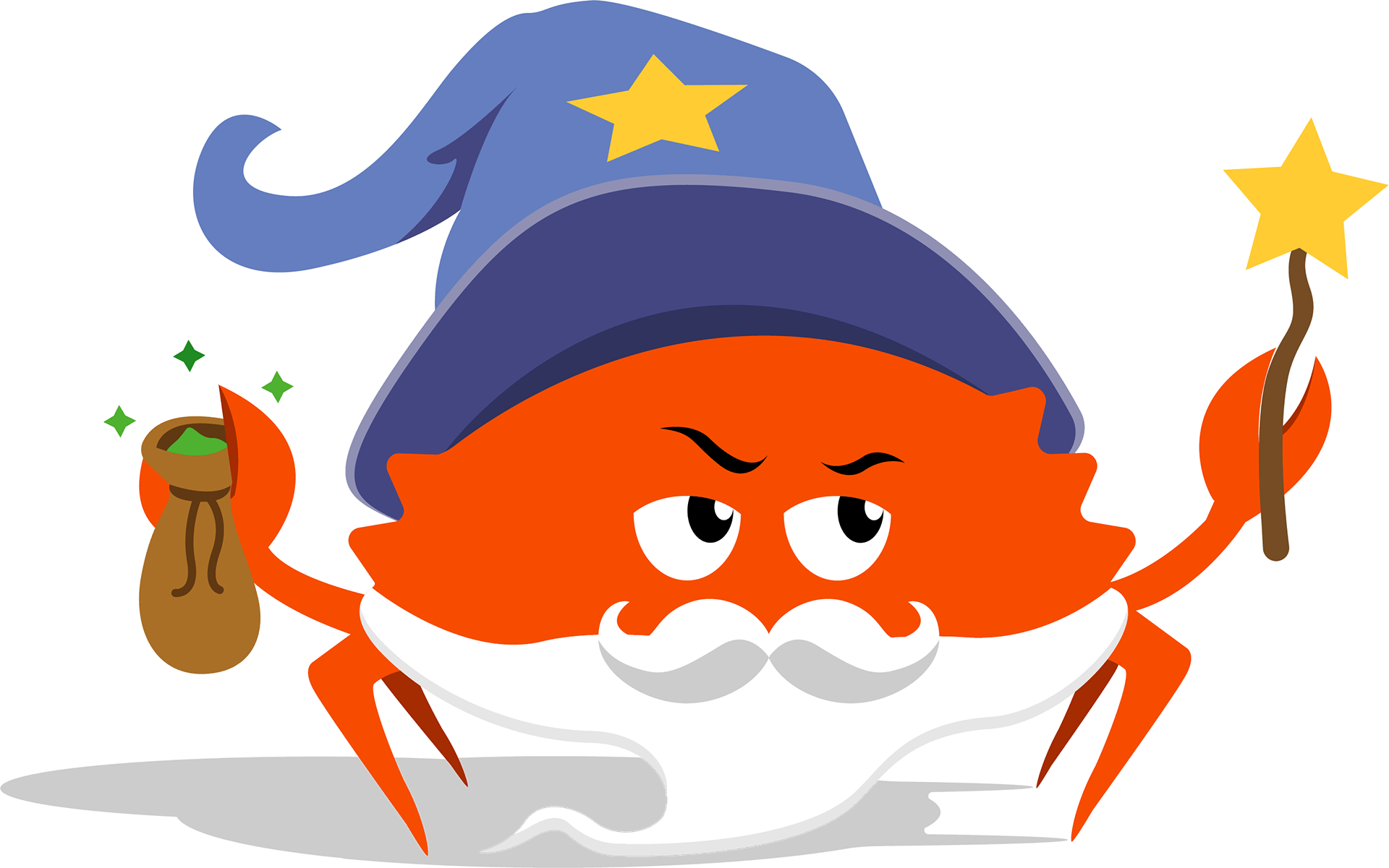 Ferris the Crab as a Wizard